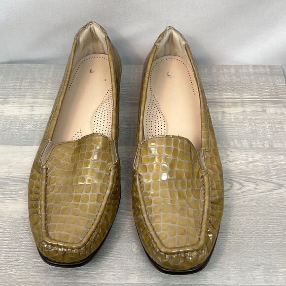 SAS simplify Everyday loafer tan Croc Embossed. 11M - Picture 2 of 10